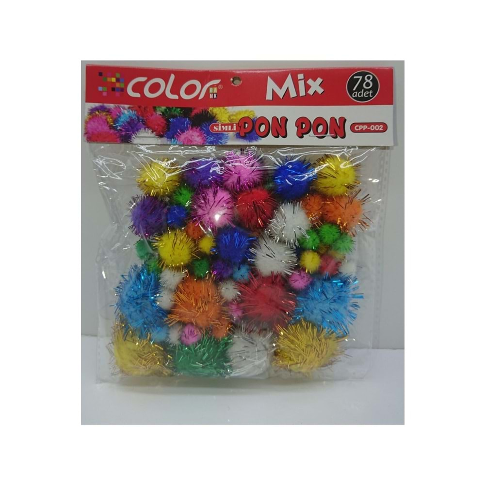 TİMON COLORBANK SİMLİ PONPON 78 ADET-269327