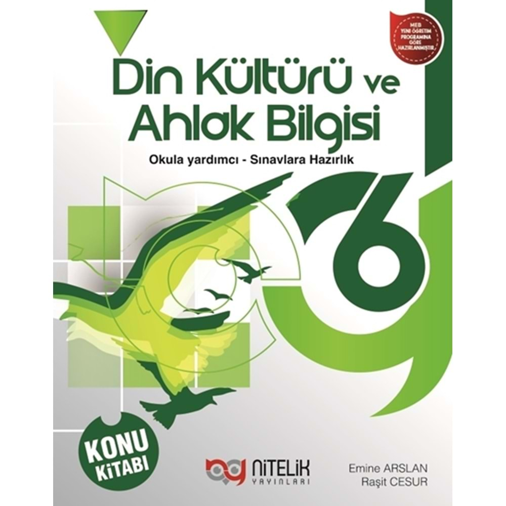 NİTELİK 6.SINIF DİN KÜLTÜRÜ VE AHLAK BİLGİSİ KONU KİTABI