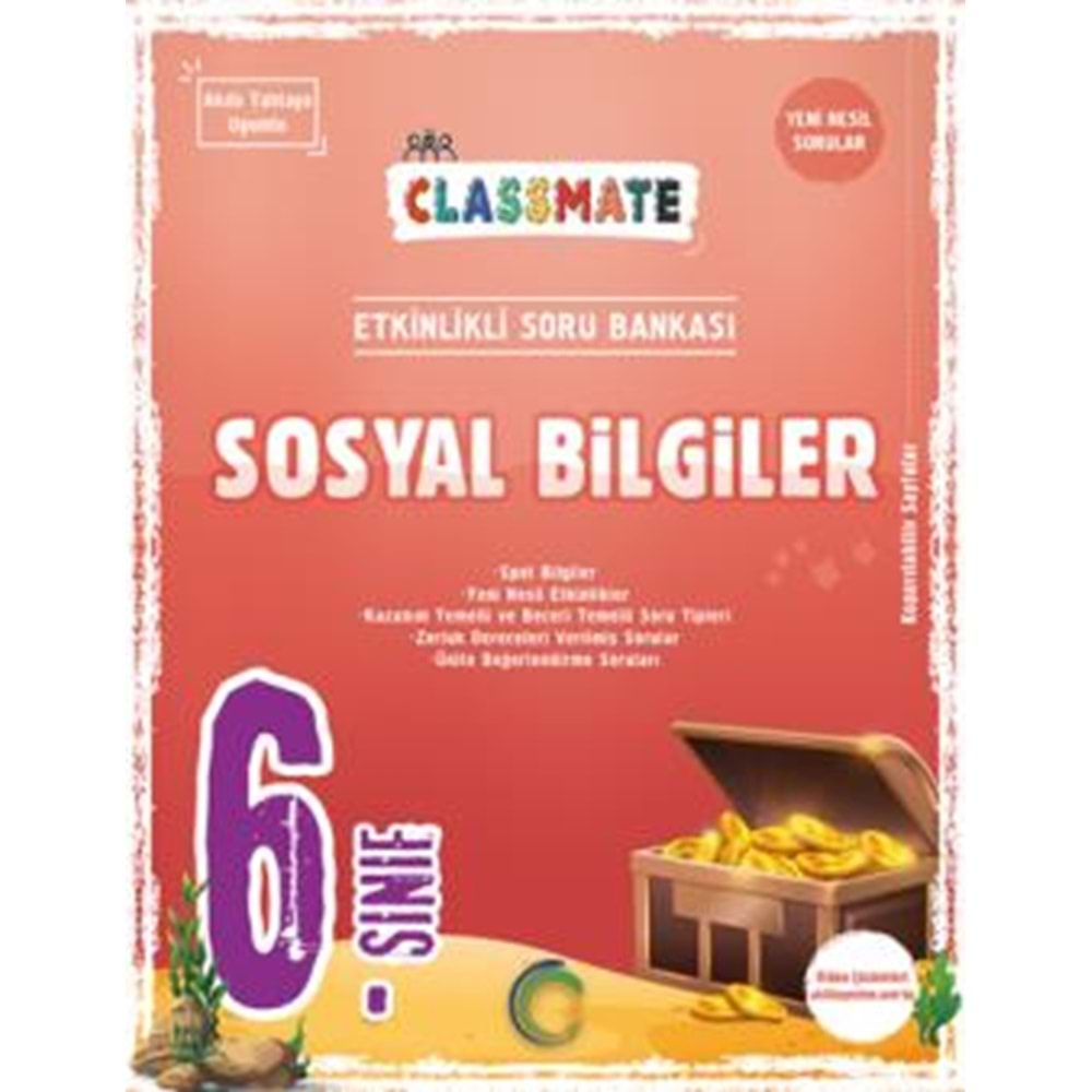 OKYANUS 6.SINIF CLASSMATE SOSYAL BİLGİLER SORU BANKASI