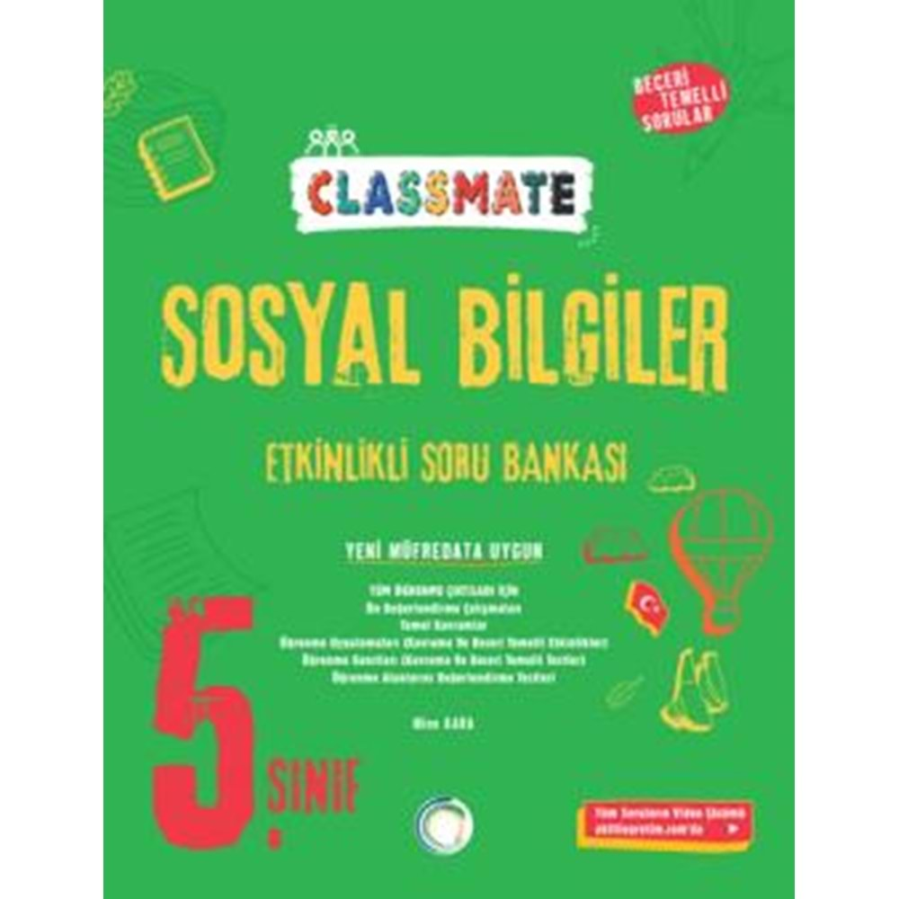 OKYANUS 5.SINIF CLASSMATE SOSYAL BİLGİLER ETKİNLİKLİ SORU BANKASI