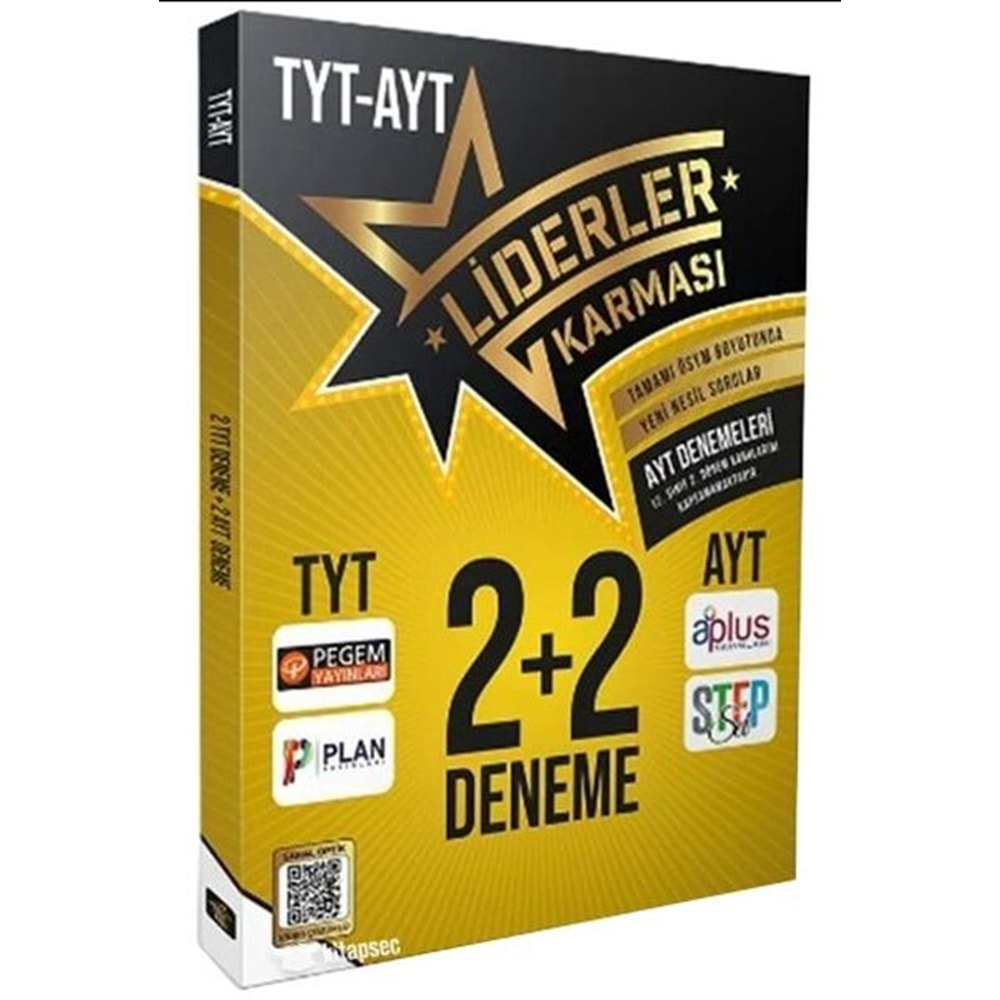 LİDERLER KARMASI TYT-AYT 2+2 DENEME