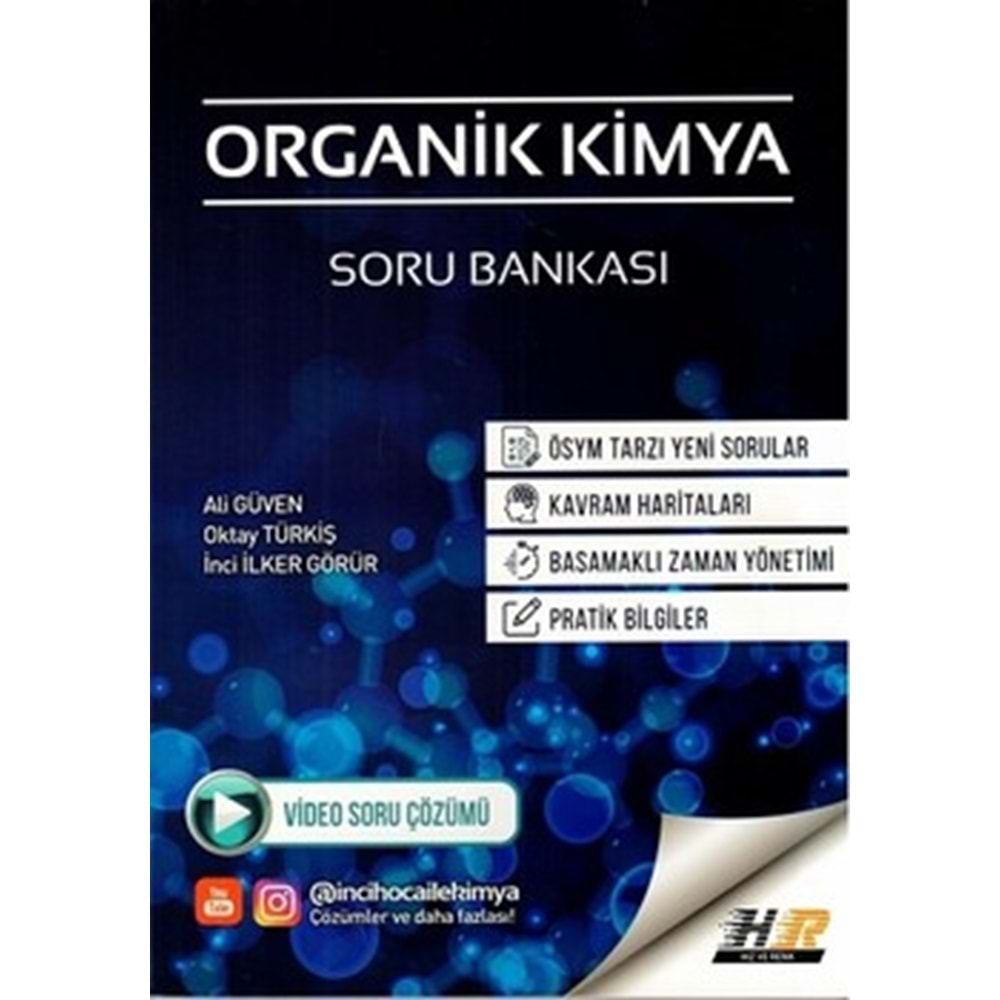 HIZ VE RENK ORGANİK KİMYA SORU BANKASI