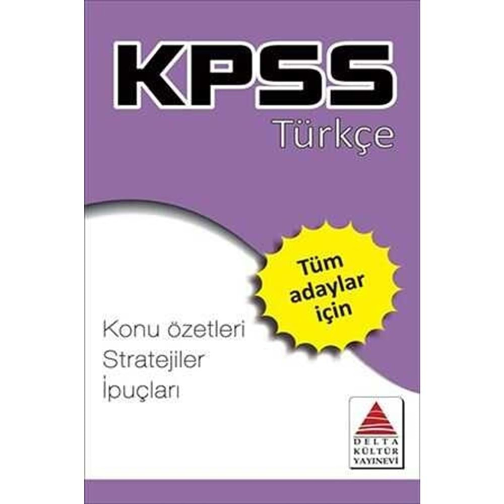 KPSS TÜRKÇE CEP KARTLARI DELTA