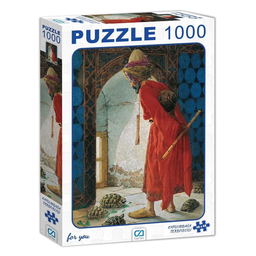 CA GAMES PUZZLE 1000 PARÇA KAPLUMBAĞA TERBİYECİSİ-CA.7006