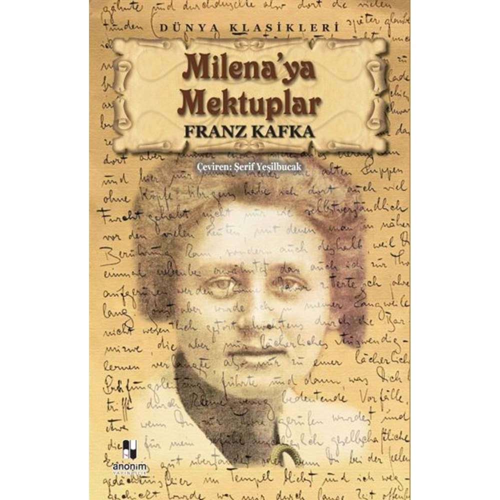 MİLENA YA MEKTUPLAR-FRANZ KAFKA-ANONİM YAYINCILIK