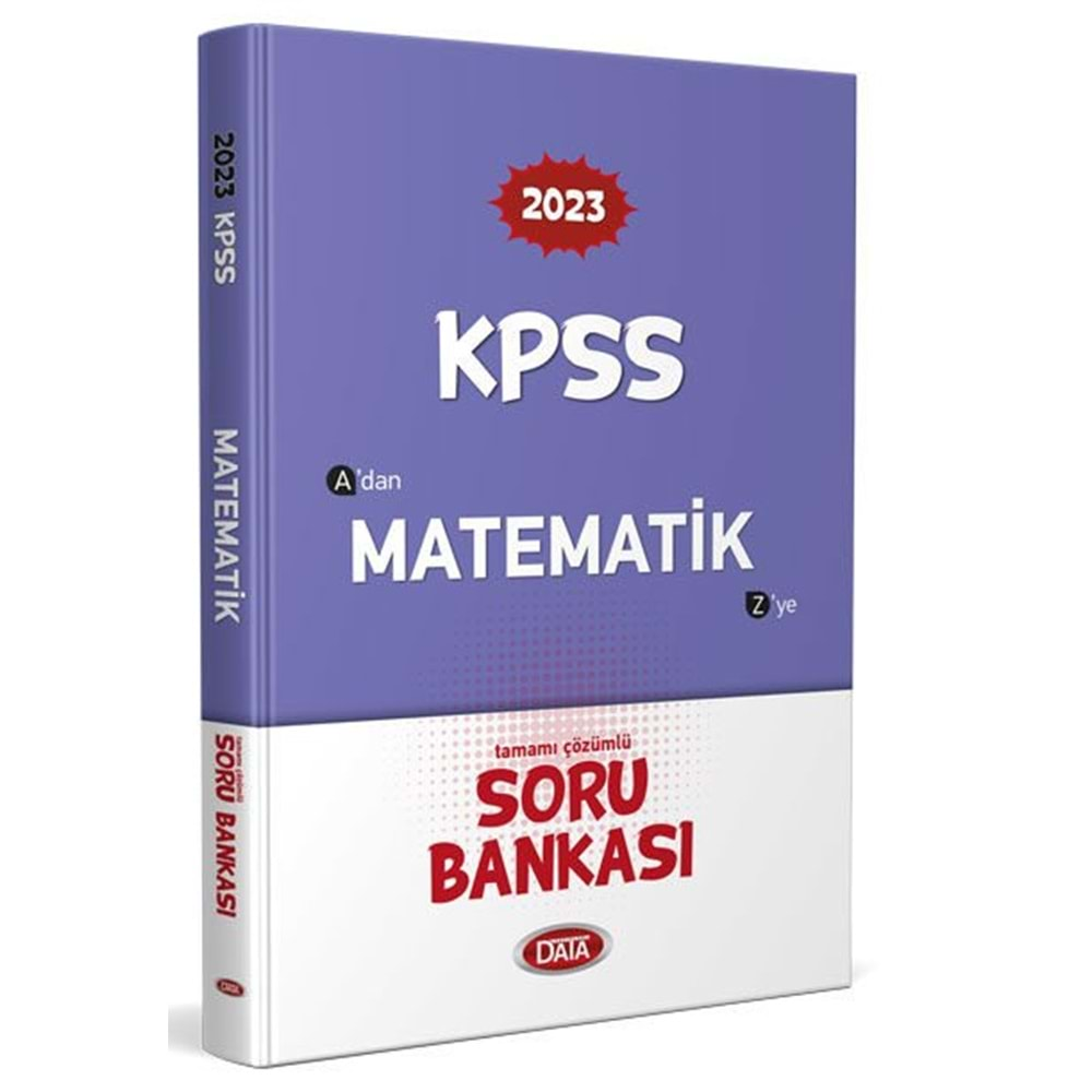 DATA KPSS 2023 MATEMATİK TAMAMI ÇÖZÜMLÜ SORU BANKASI