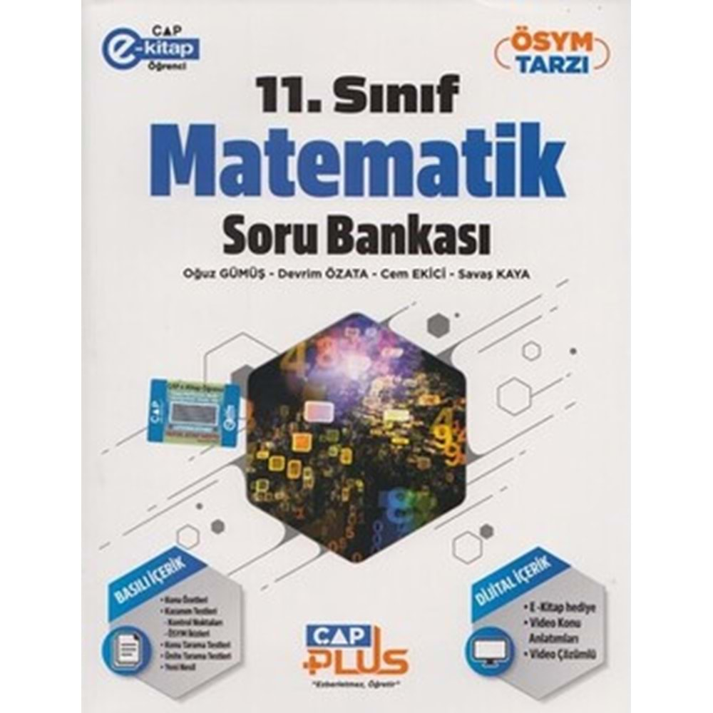 ÇAP 11.SINIF MATEMATİK ANADOLU PLUS SORU BANKASI-2023