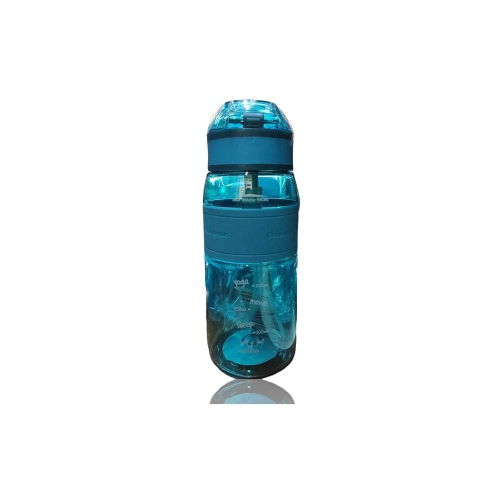 UZSPACE 440 ML TRITAN MATARA (TURKUAZ)-4105