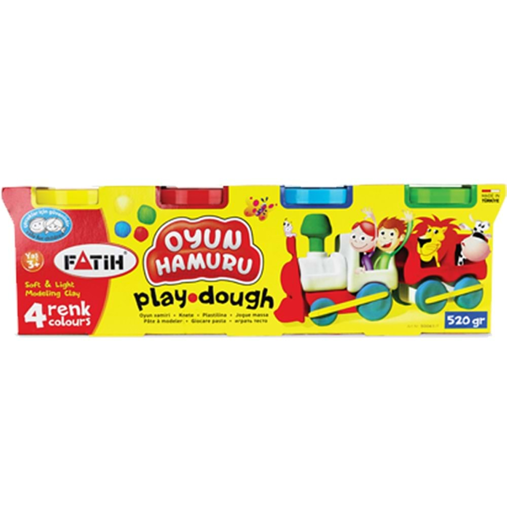 FATİH 4 RENK OYUN HAMURU 520 GR 50061