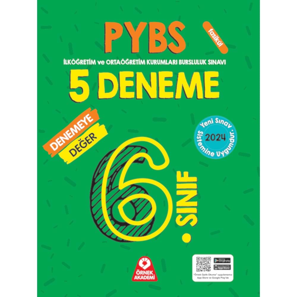 ÖRNEK AKADEMİ 6.SINIF PYBS 5 DENEME-2024