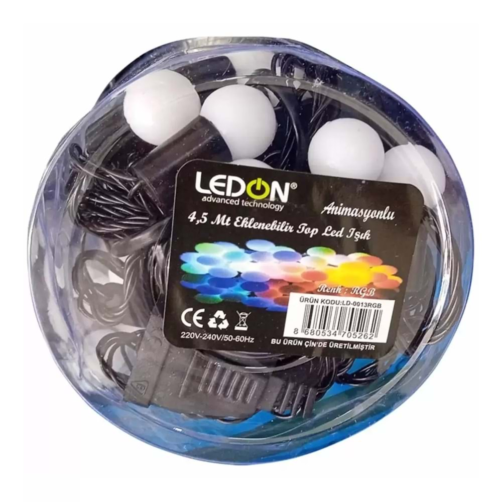 LEDON ANİMASYONLU 4,5 MT EKLENEBİLİR TOP LED IŞIK