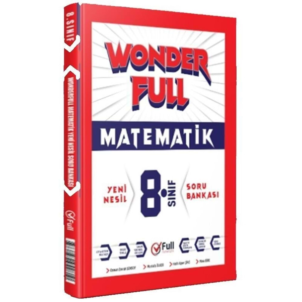 FULL MATEMATİK 8.SINIF LGS WONDER FULL MATEMATİK SORU BANKASI-2025