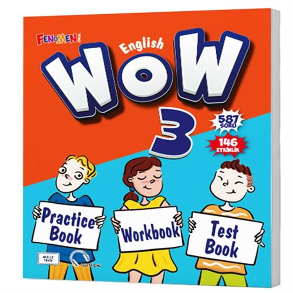 GAMA WOW ENGLİSH 3.SINIF PARCTİCE BOOK+WORKBOOK+TESTBOOK