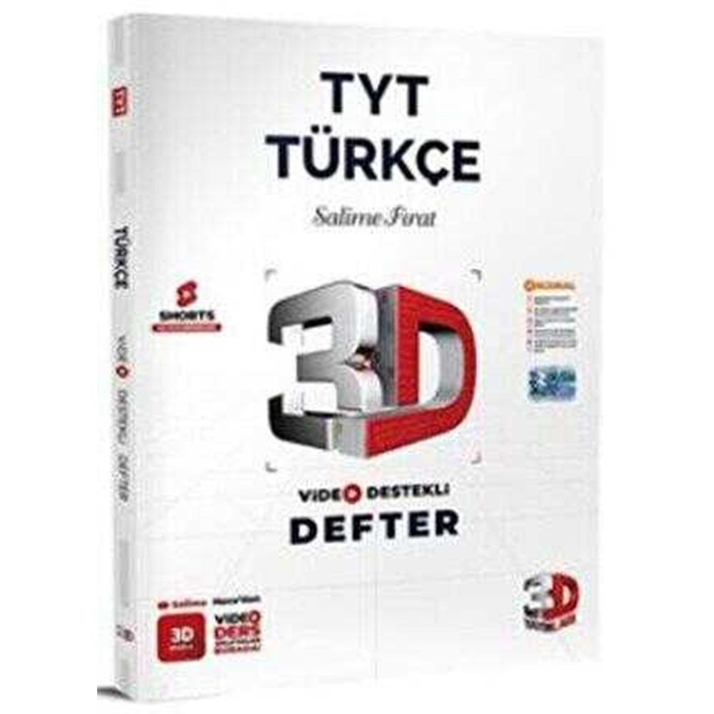 ÇÖZÜM 3D TYT TÜRKÇE VİDEO DESTEKLİ DEFTER-2025