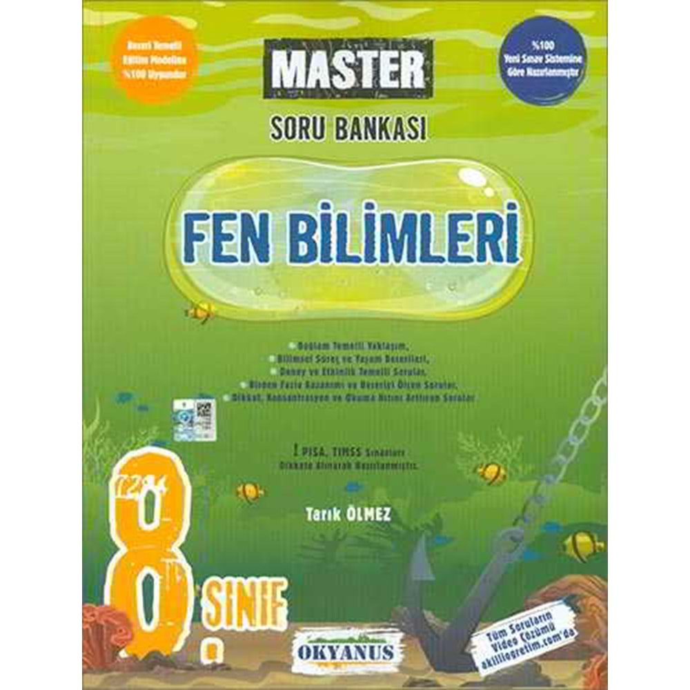 OKYANUS 8.SINIF MASTER FEN BİLİMLERİ SORU BANKASI