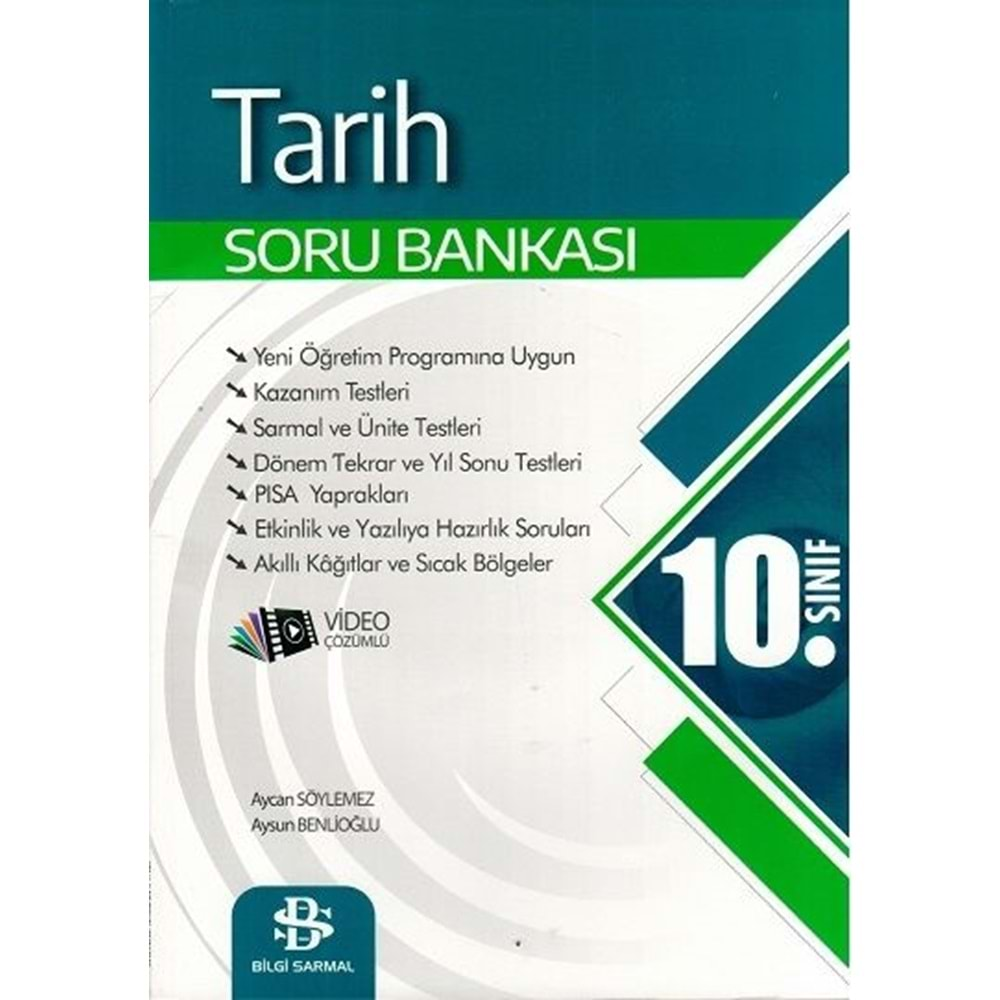 BİLGİ SARMAL 10.SINIF TARİH SORU BANKASI-2024