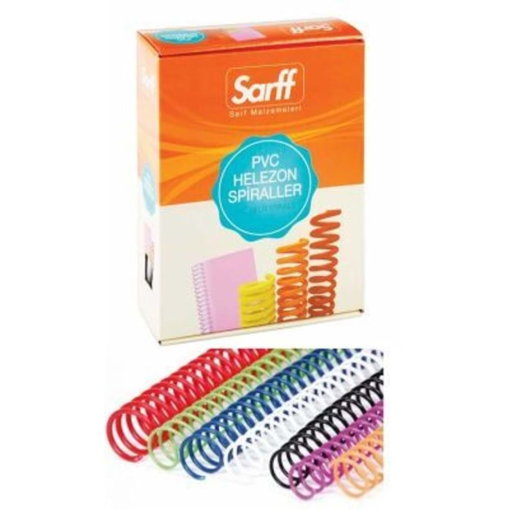 SARFF 25 MM HELEZONLU ŞEFFAF SPİRAL