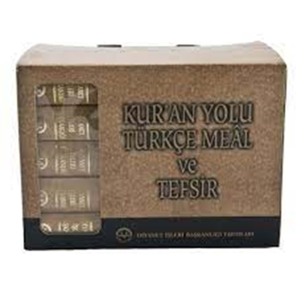 KURAN YOLU TÜRKÇE MEAL VE TEFSİR 5 CİLT TAKIM-DİYANET İŞLERİ BAŞKANLIĞI