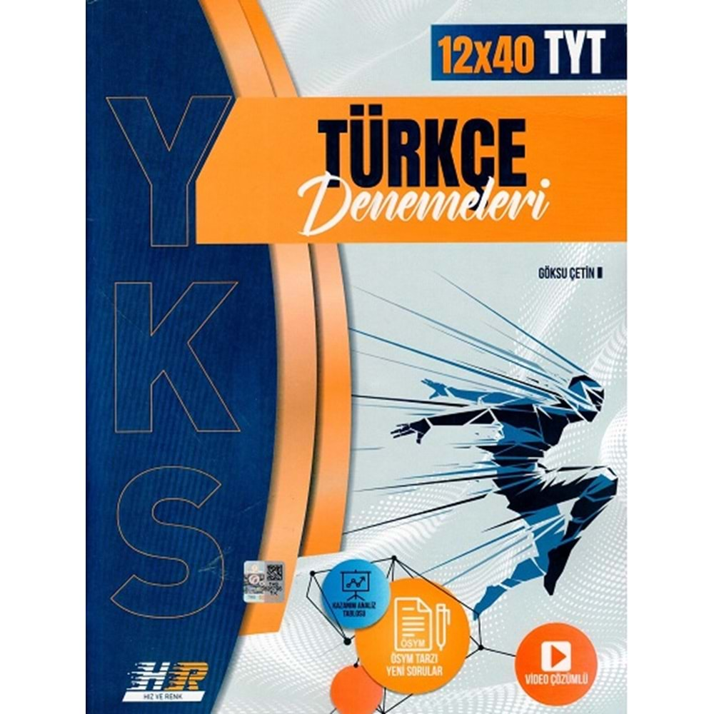 HIZ VE RENK TYT TÜRKÇE (12*40) DENEME-2024