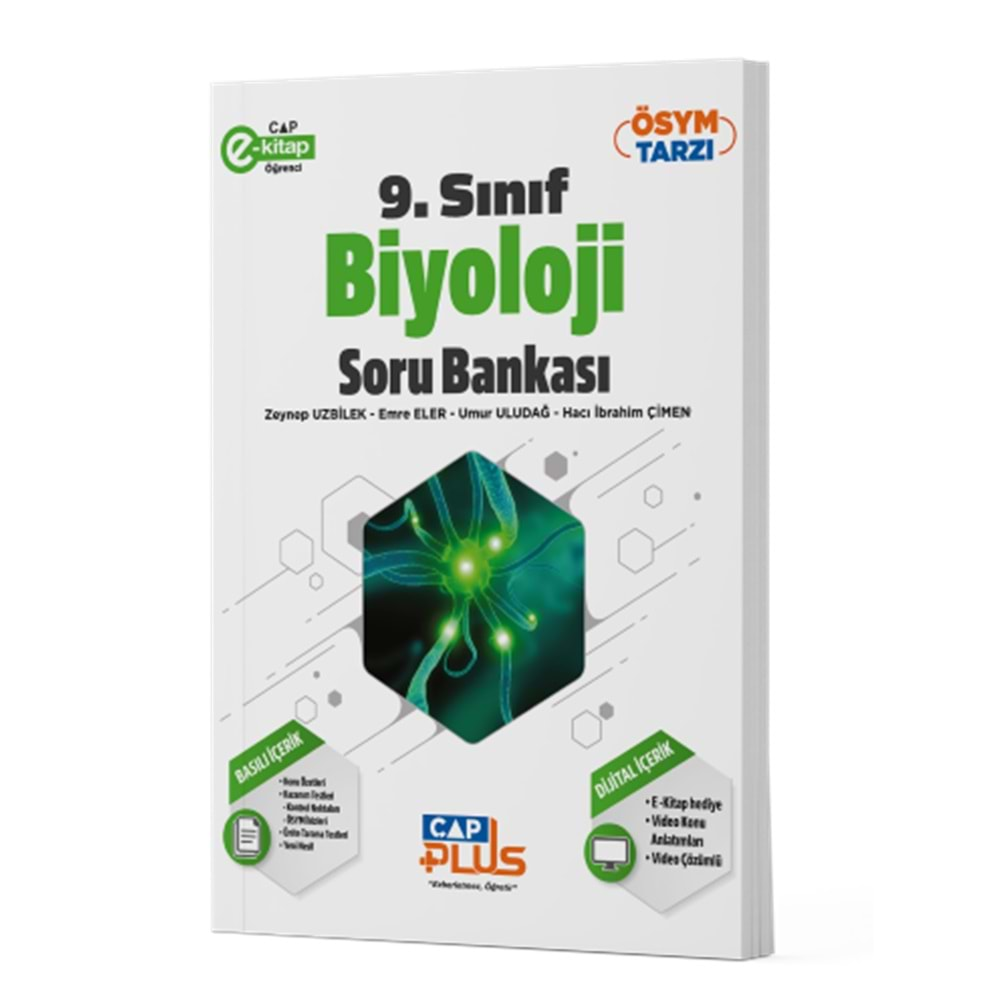 ÇAP 9.SINIF BİYOLOJİ ANADOLU PLUS SORU BANKASI- 2024