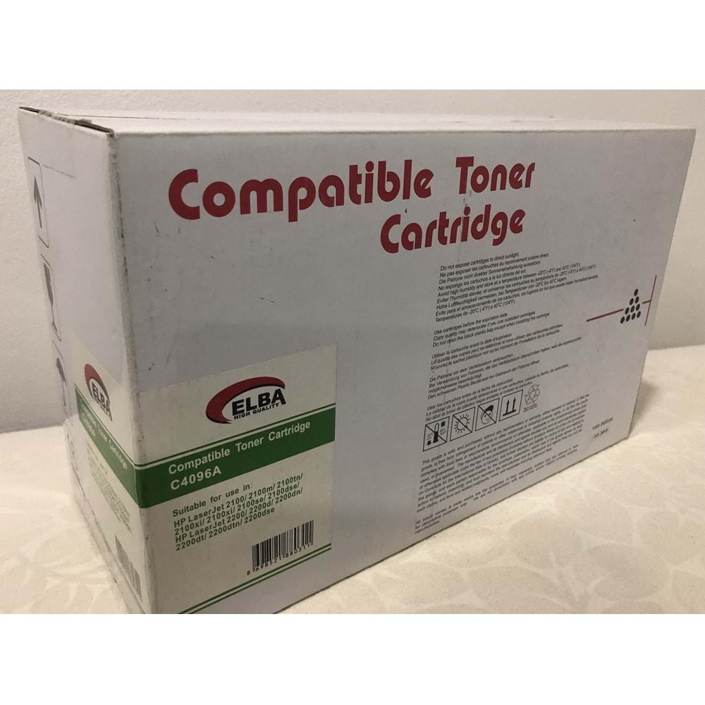 ELBA HP LASERJET 2100/2200 C4096A SİYAH TONER