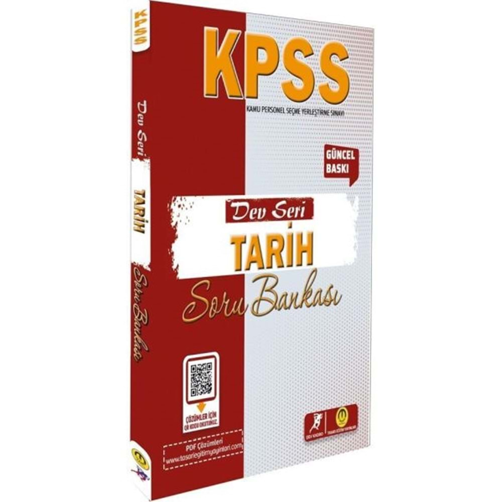 TASARI KPSS TARİH DEV SERİ SORU BANKASI