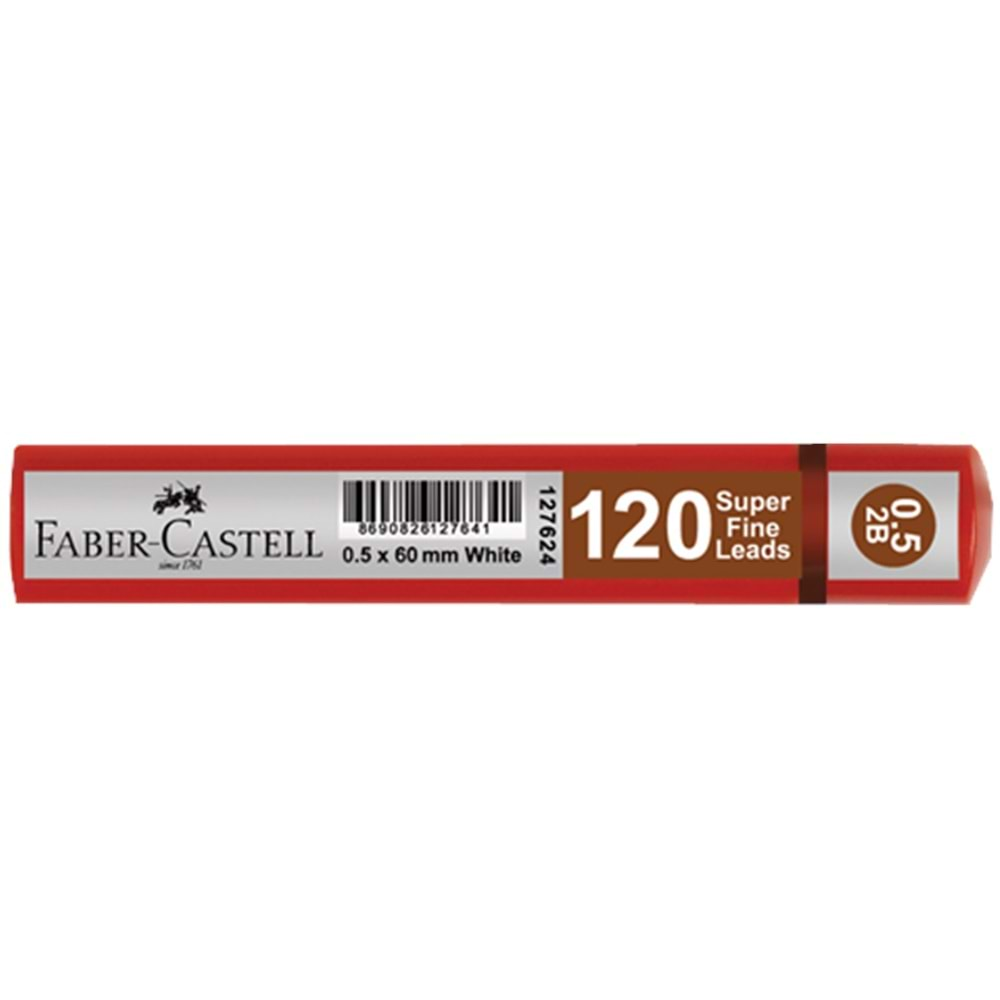 FABER CASTELL MİN 60MM 0.5 120Lİ KIRMIZI-5090127620