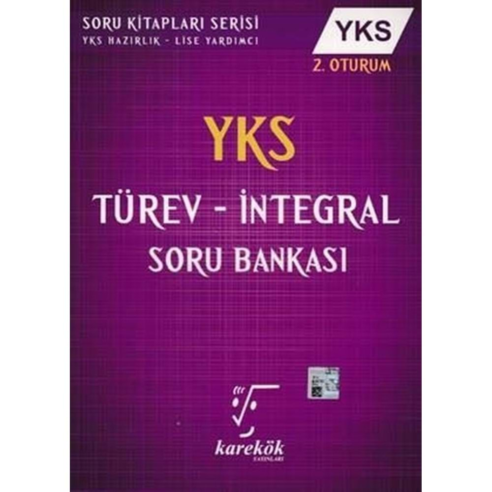 KAREKÖK YKS TÜRV-İNTEGRAL SORU BANKASI 2.OTURUM