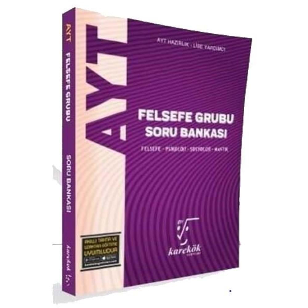 KAREKÖK AYT FELSEFE GRUBU SORU BANKASI