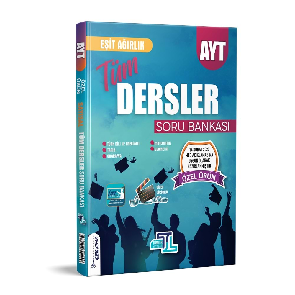 TÜMLER AYT EŞİT AĞIRLIK TÜM DERSLER SORU BANKASI ÖZEL BASKI-2023