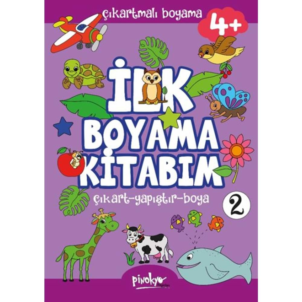 İLK BOYAMA KİTABIM-2(4+YAŞ)-BUÇE DAYI-PİNOKYO YAYINLARI