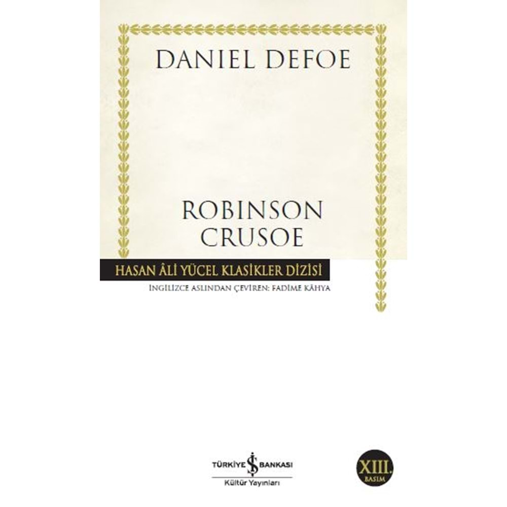 ROBINSON CRUSOE-DANIEL DEFOE-İŞ BANKASI