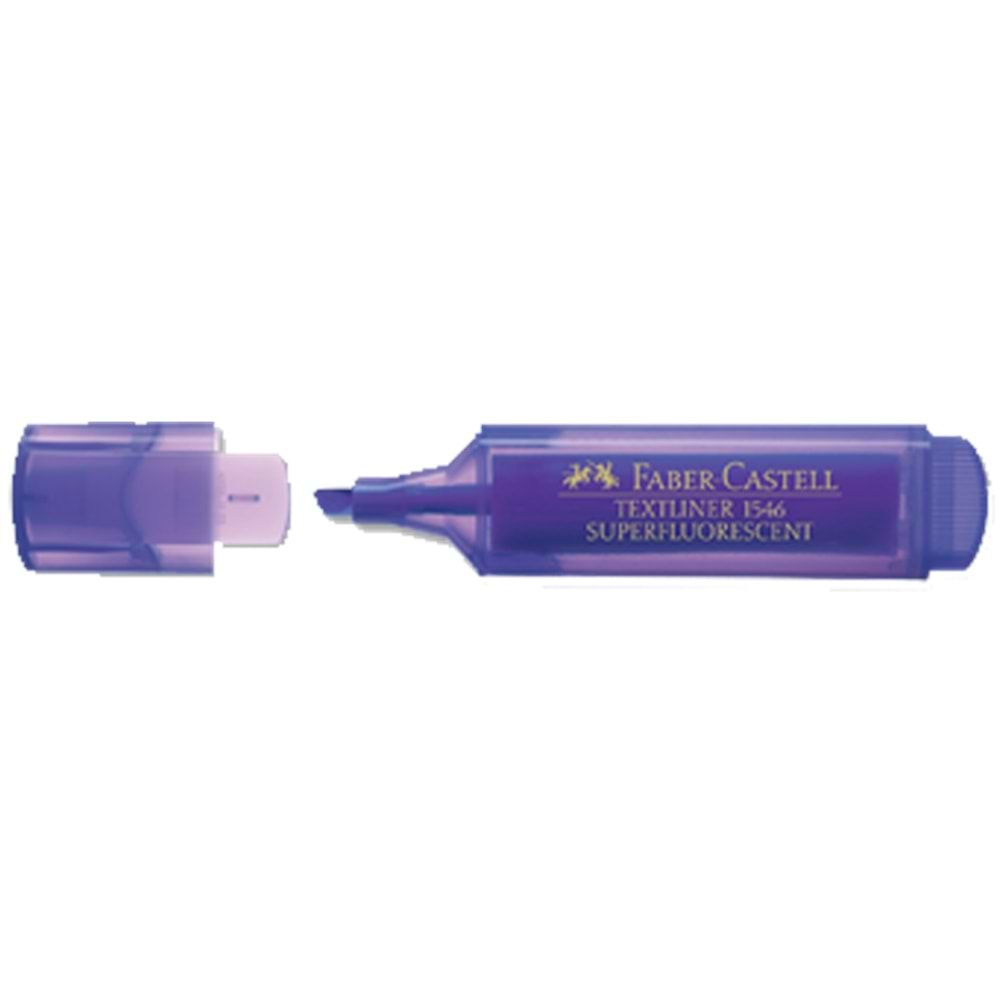 FABER CASTELL FOSFORLU KALEM 1546 ŞEFFAF MOR