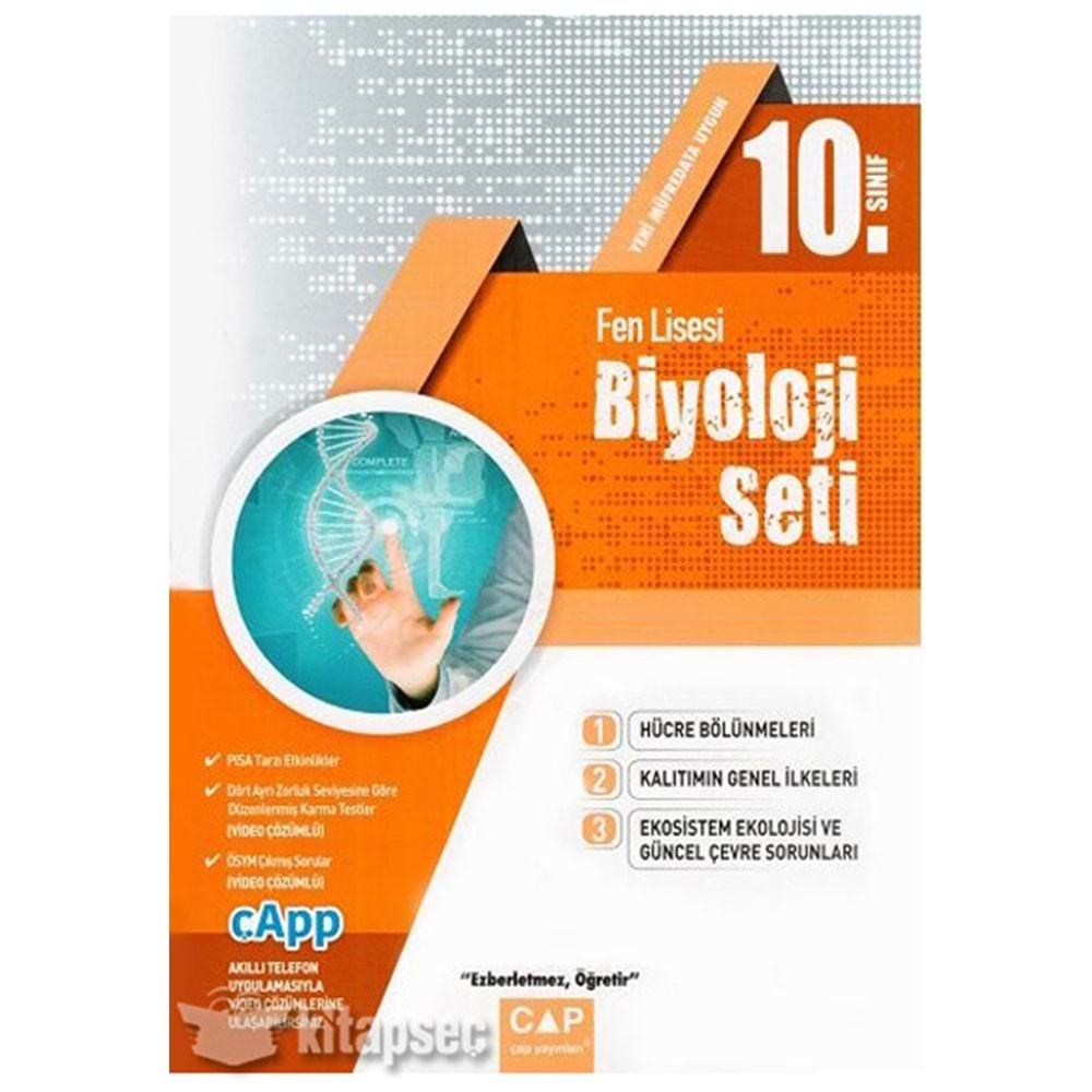 ÇAP 10.SINIF FEN LİSELERİ İÇİN BİYOLOJİ SETİ