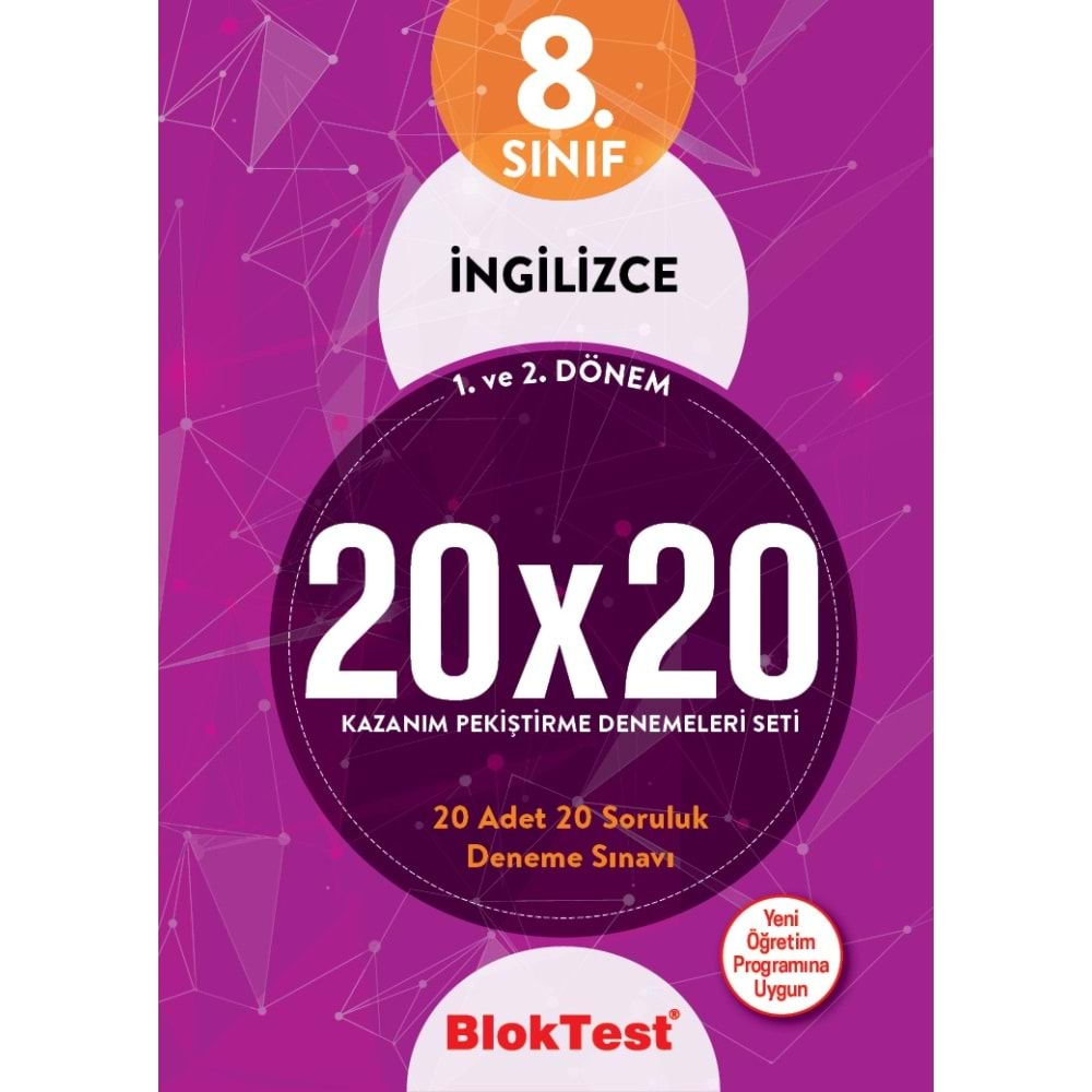 BLOKTEST 8.SINIF İNGİLİZCE 20*20 DENEME