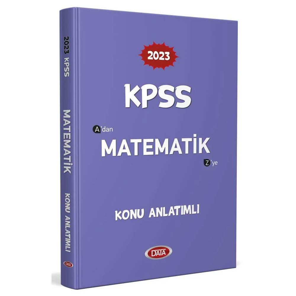 DATA KPSS 2023 MATEMATİK KONU ANLATIMLI