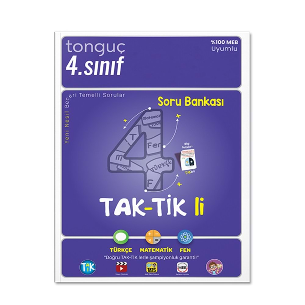 TONGUÇ 4.SINIF TAK-TİK Lİ SORU BANKASI