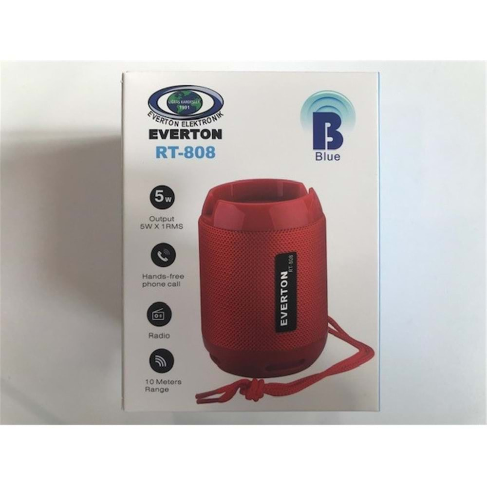 EVERTON RT-808 BLUETOOTH FM/USB/TF CARD/SES BOMBASI