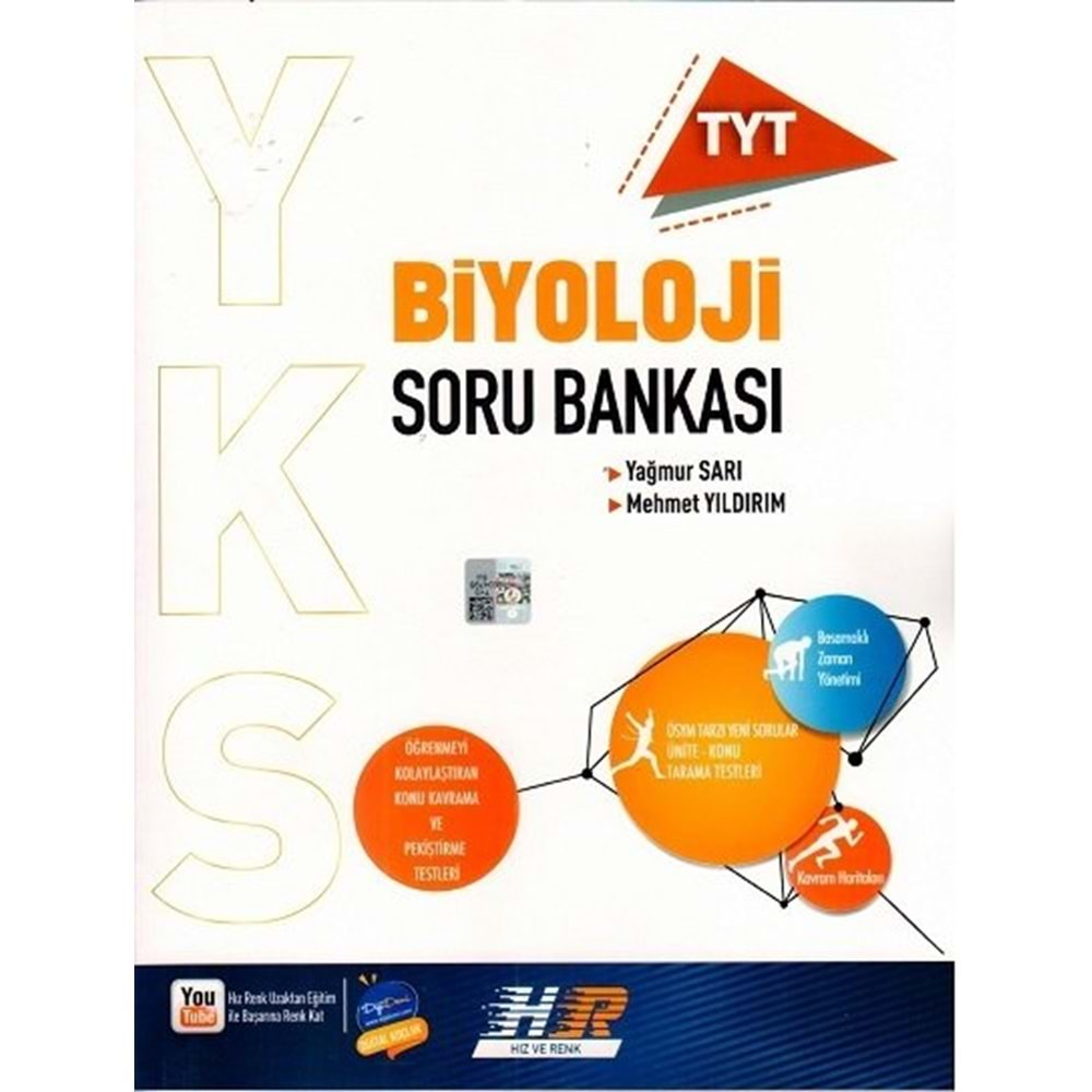 HIZ VE RENK TYT BİYOLOJİ SORU BANKASI-2024