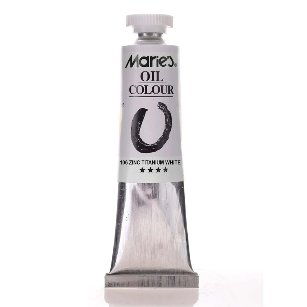 MARİES YAĞLI BOYA 50 ML TİTANIUM WHİTE-MRMAR0260