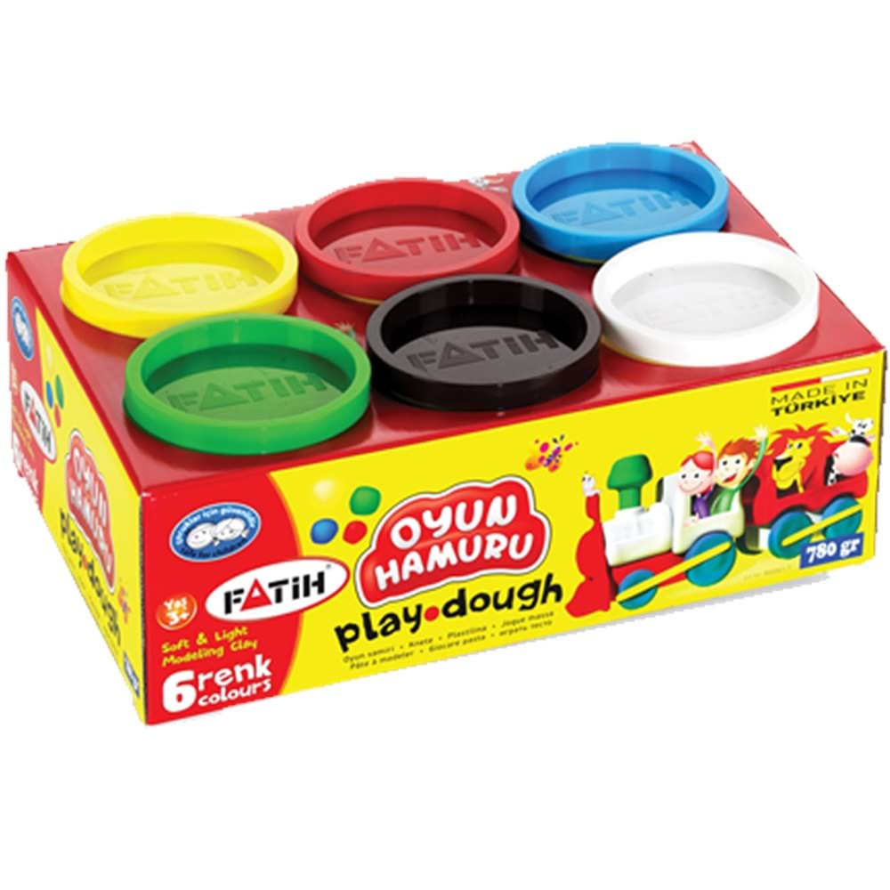 FATİH PLAY DOUGH 6 RENK OYUN HAMURU 780 GR-50070