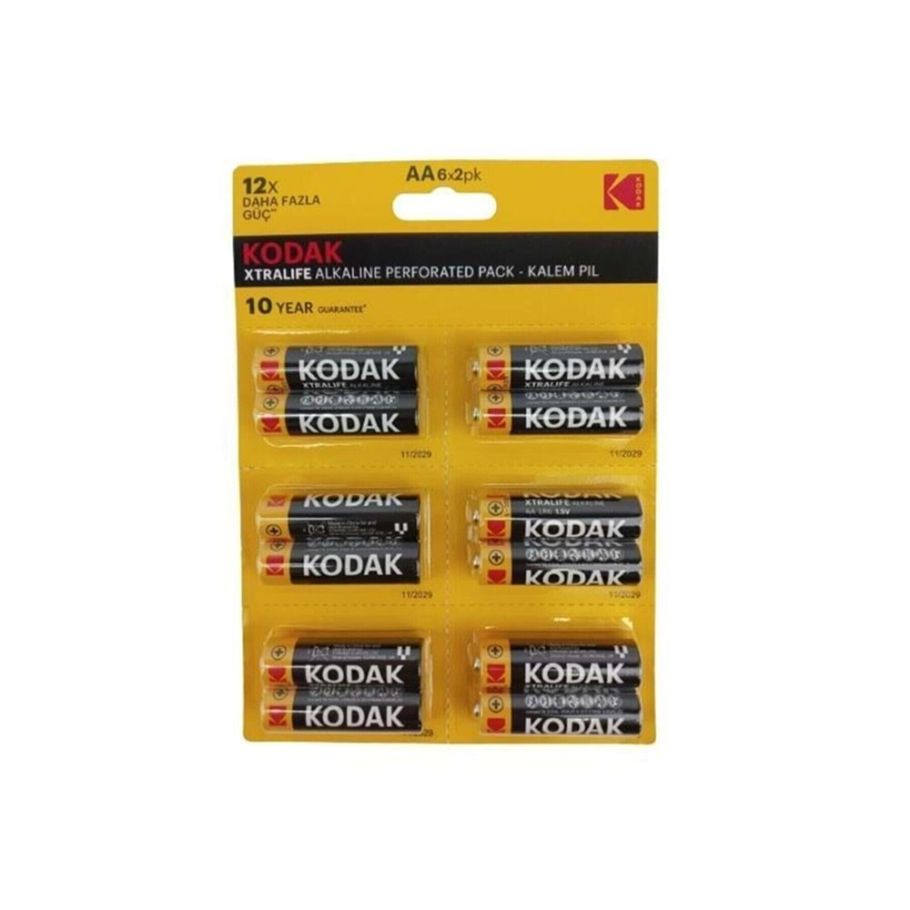 KODAK XTRALİFE 2 Lİ ALKALİN KALEM PİL-331013