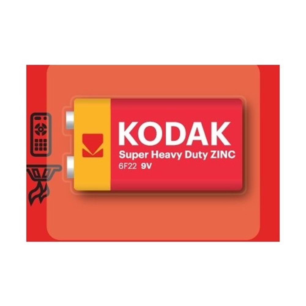 KODAK 9 VOLT KARE PİL-284828