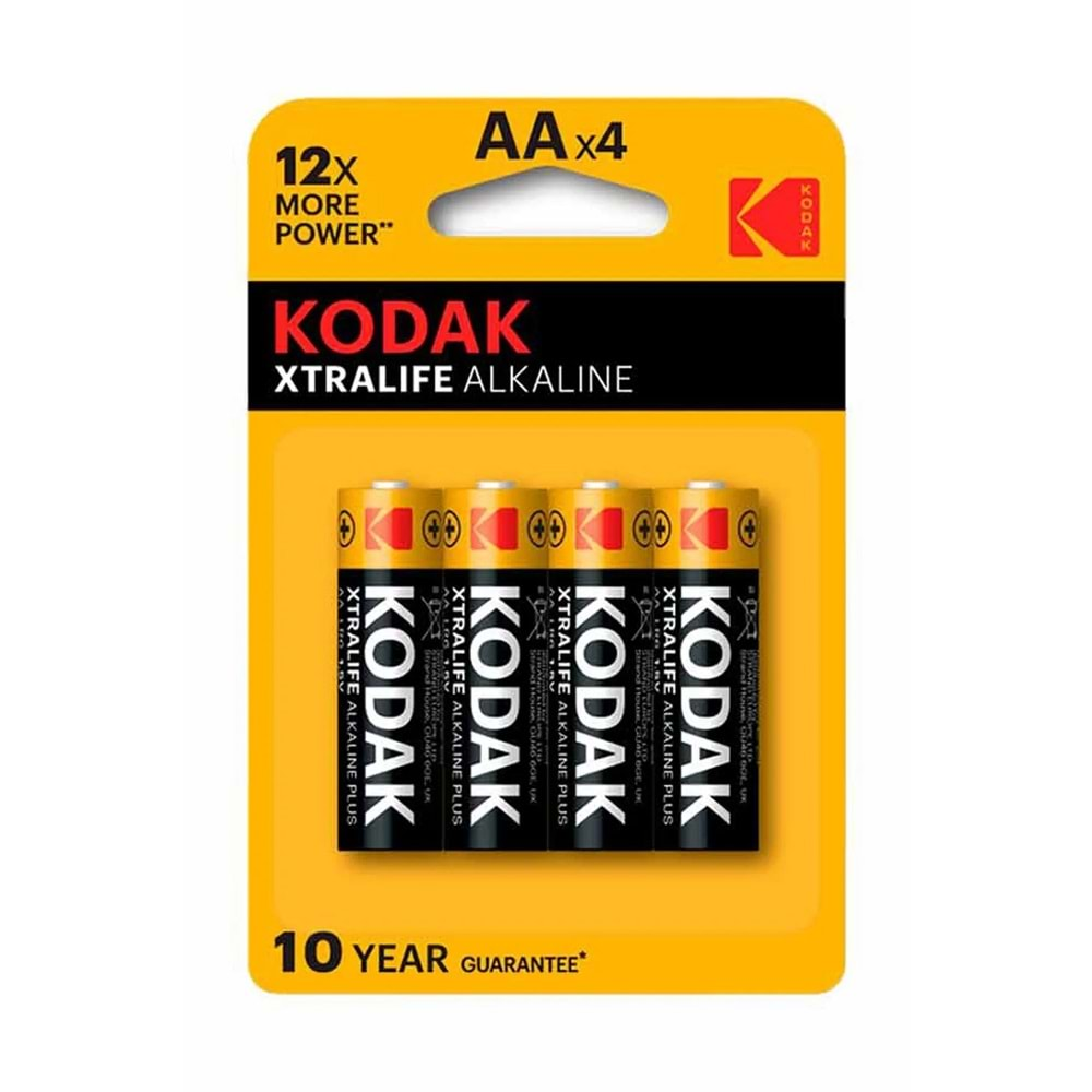 KODAK KAAX4 1.5V XTRALIFE ALKALINE BLİSTER 4 LÜ KALIN PİL-281377