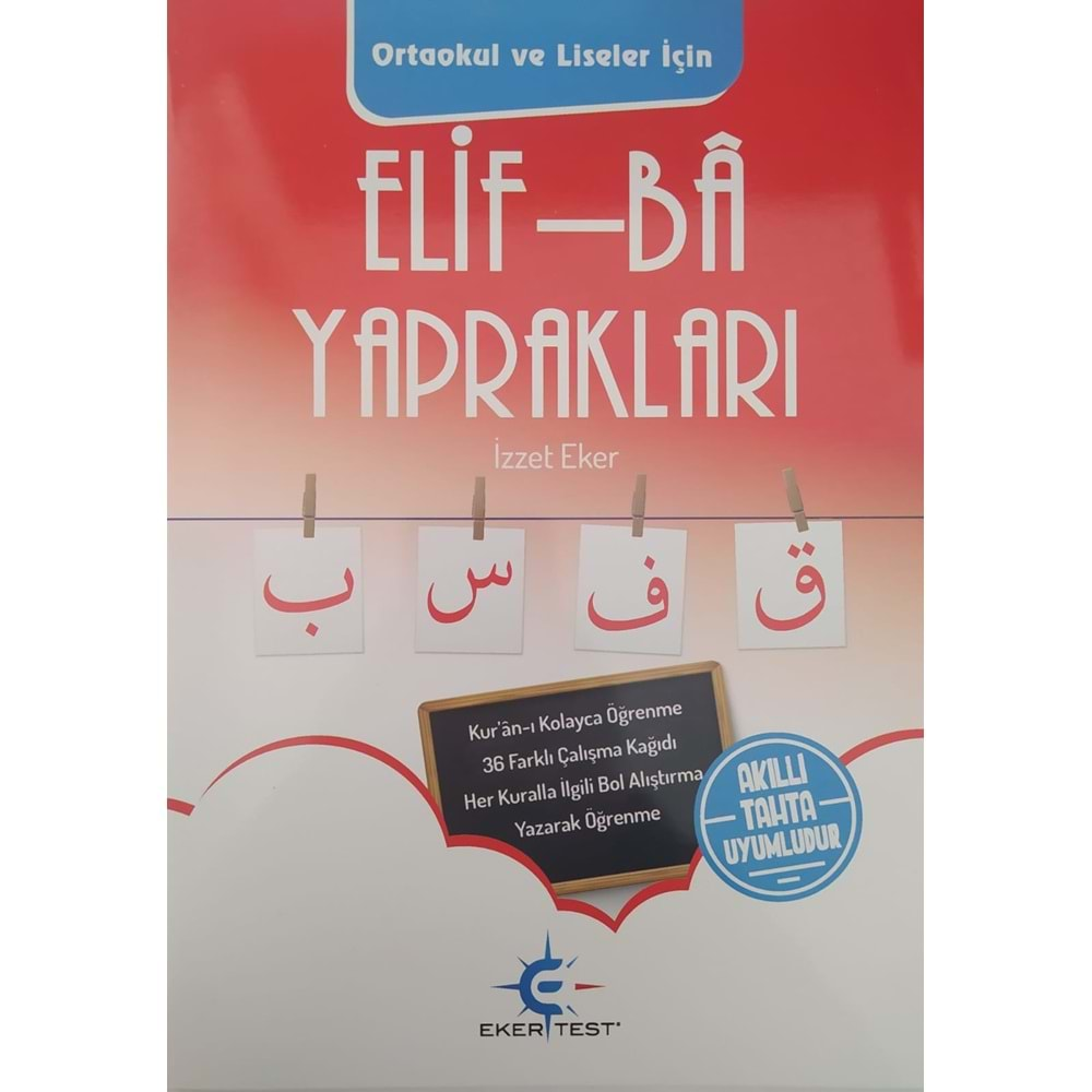 EKER TEST ELİF-BA -İZZET EKER