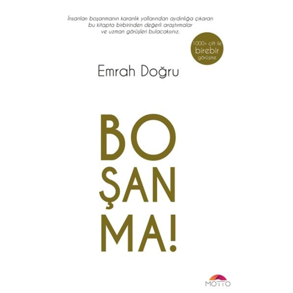 BOŞANMA-EMRAH DOĞRU-MOTTO