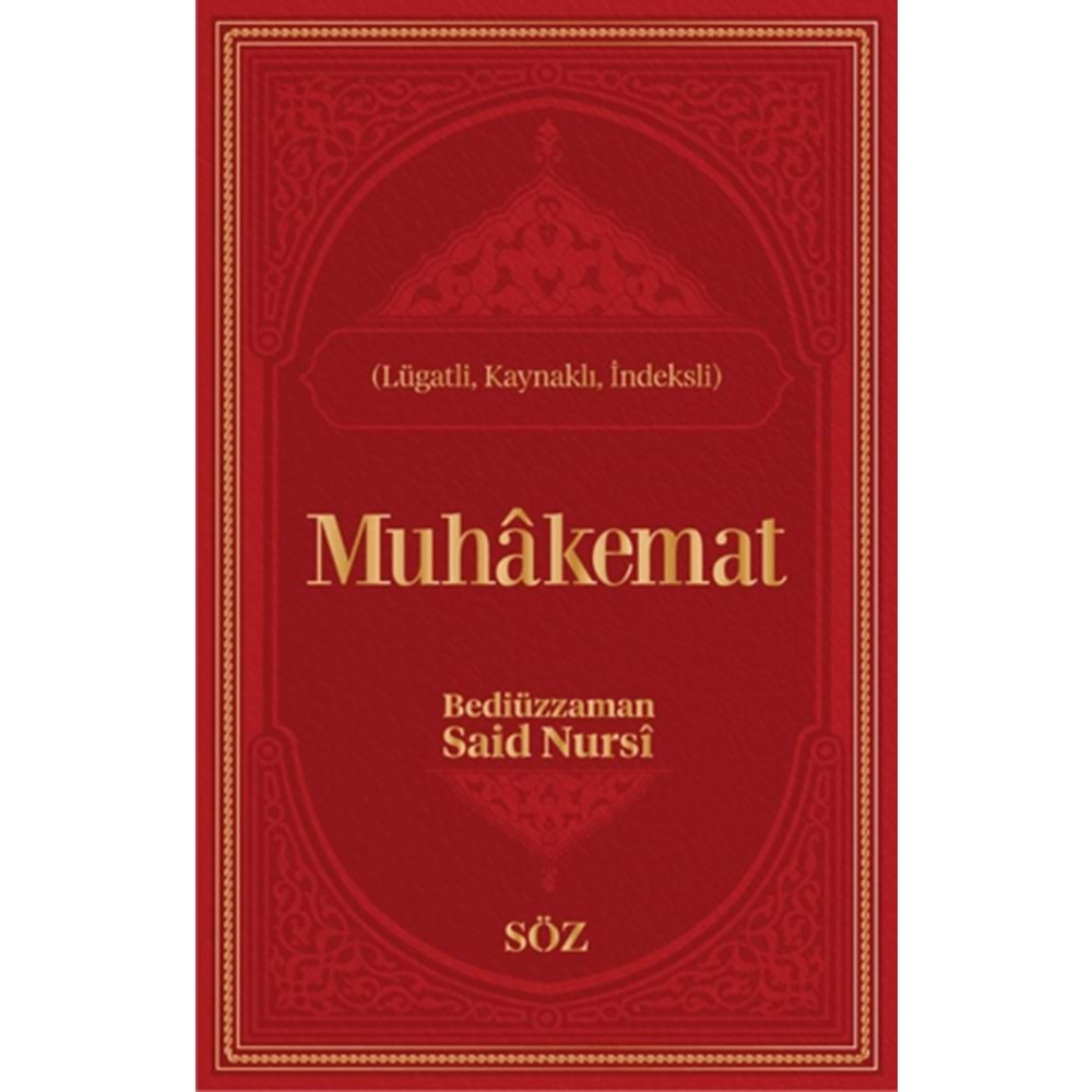 MUHAKEMAT CİLTLİ-BEDİÜZZAMAN SAİD-İ NURSİ-SÖZ BASIM YAYIN