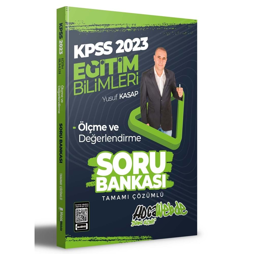 HOCAWEBDE KPSS 2023 EĞİTİM BİLİMLERİ ÖLÇME VE DEĞERLENDİRME SORU BANKASI