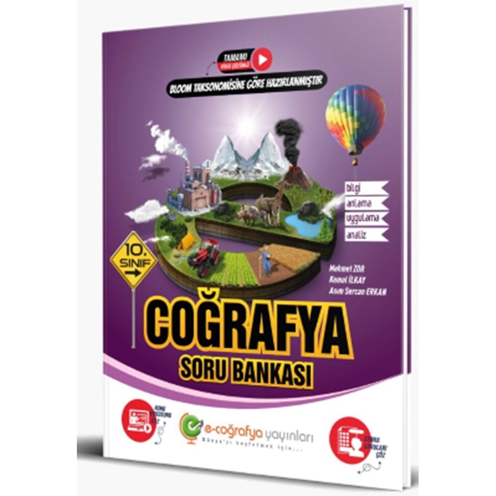 E-COĞRAFYA 10.SINIF COĞRAFYA SORU BANKASI-2025