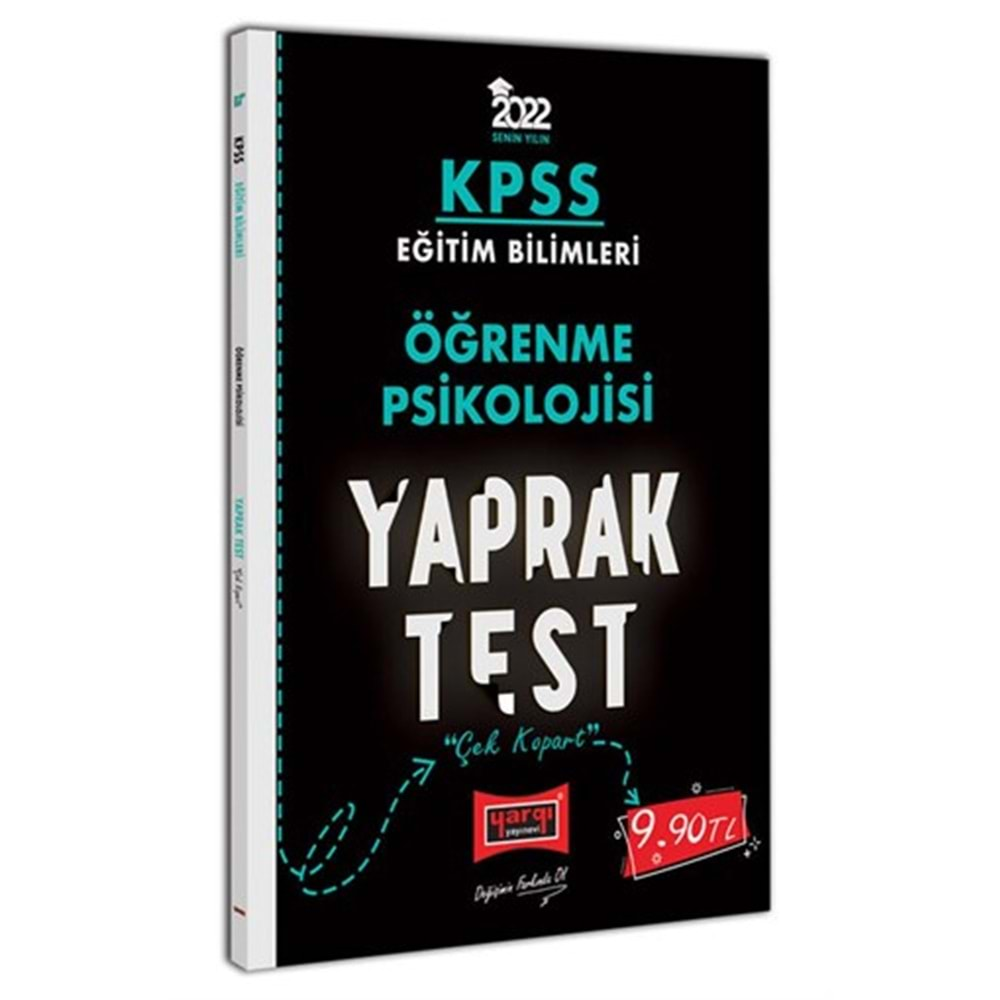 YARGI KPSS EĞİTİM BİLİMLERİ ÖĞRENME PSİKOLOJİSİ YAPRAK TEST-2022